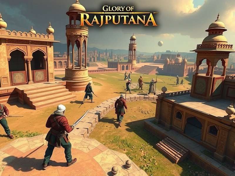 Glory Of Rajputana kingdom building interface